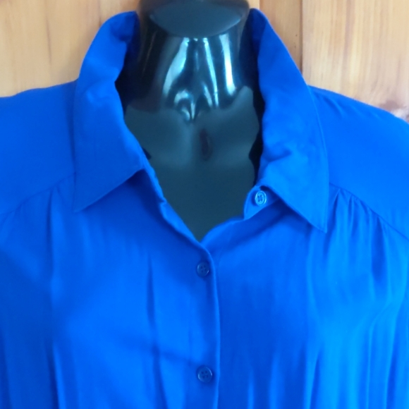 Ladies sleeveless, shoulder chain fringe top - Picture 3 of 7